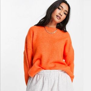 Orange ASOS sweater